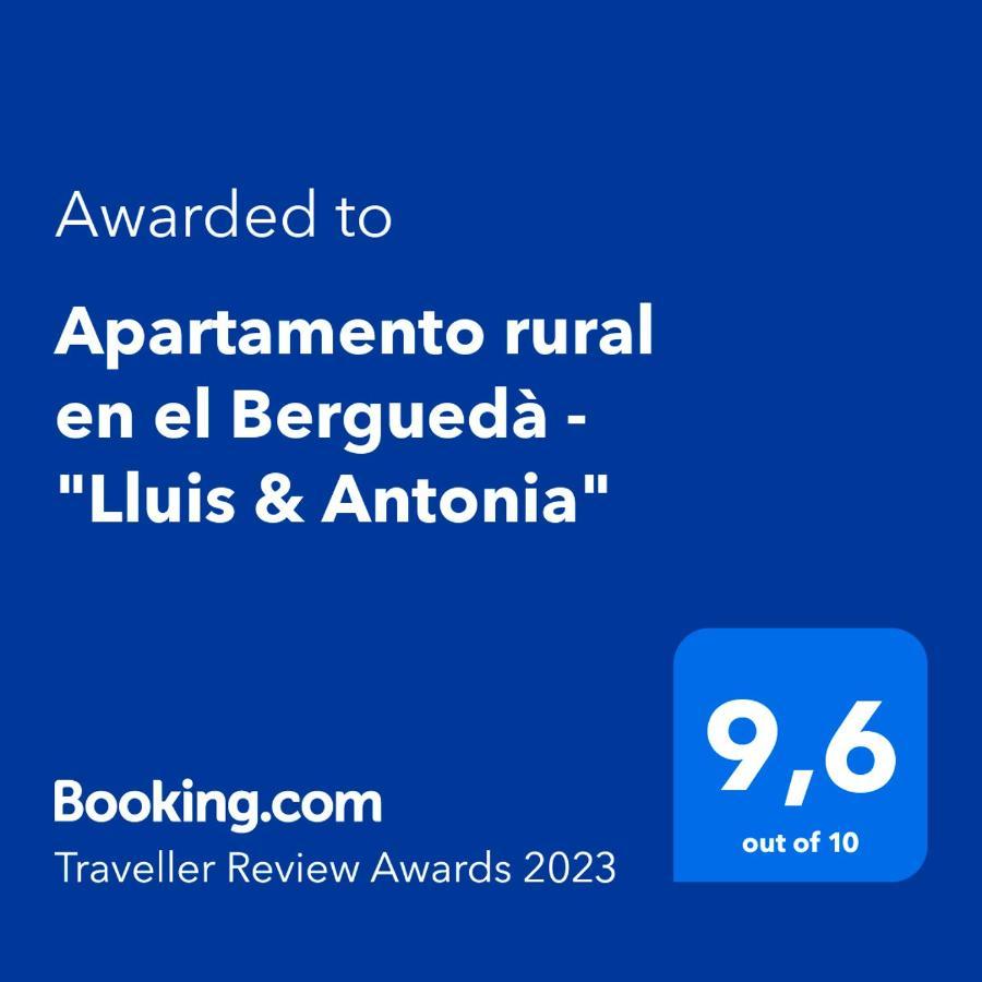 Apartamento Rural En El Bergueda "Lluis & Antonia" A Ac Sant Jordi de Cercs 外观 照片