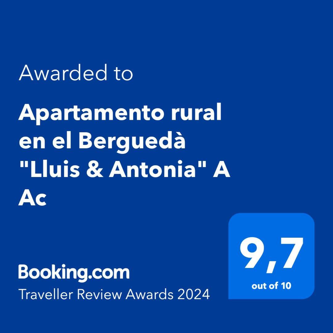 Apartamento Rural En El Bergueda "Lluis & Antonia" A Ac Sant Jordi de Cercs 外观 照片